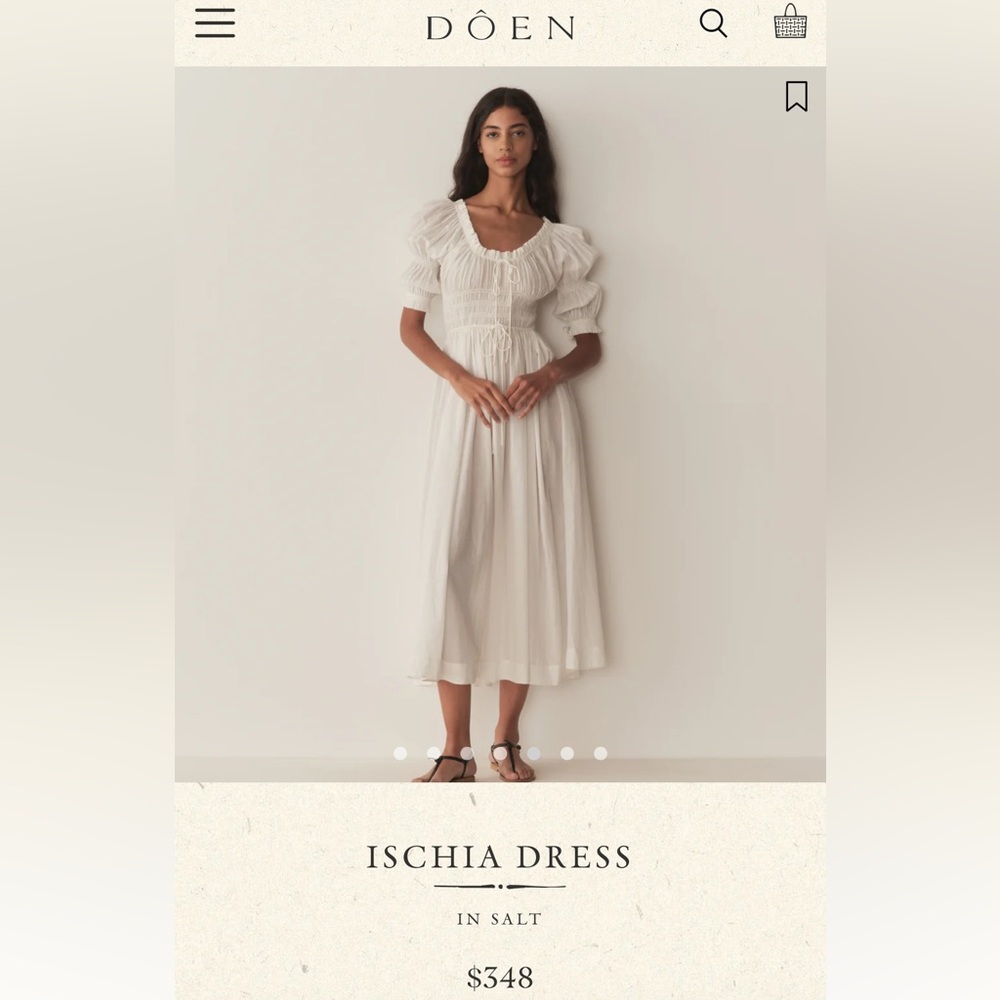 Doen Ischia Dress in Salt